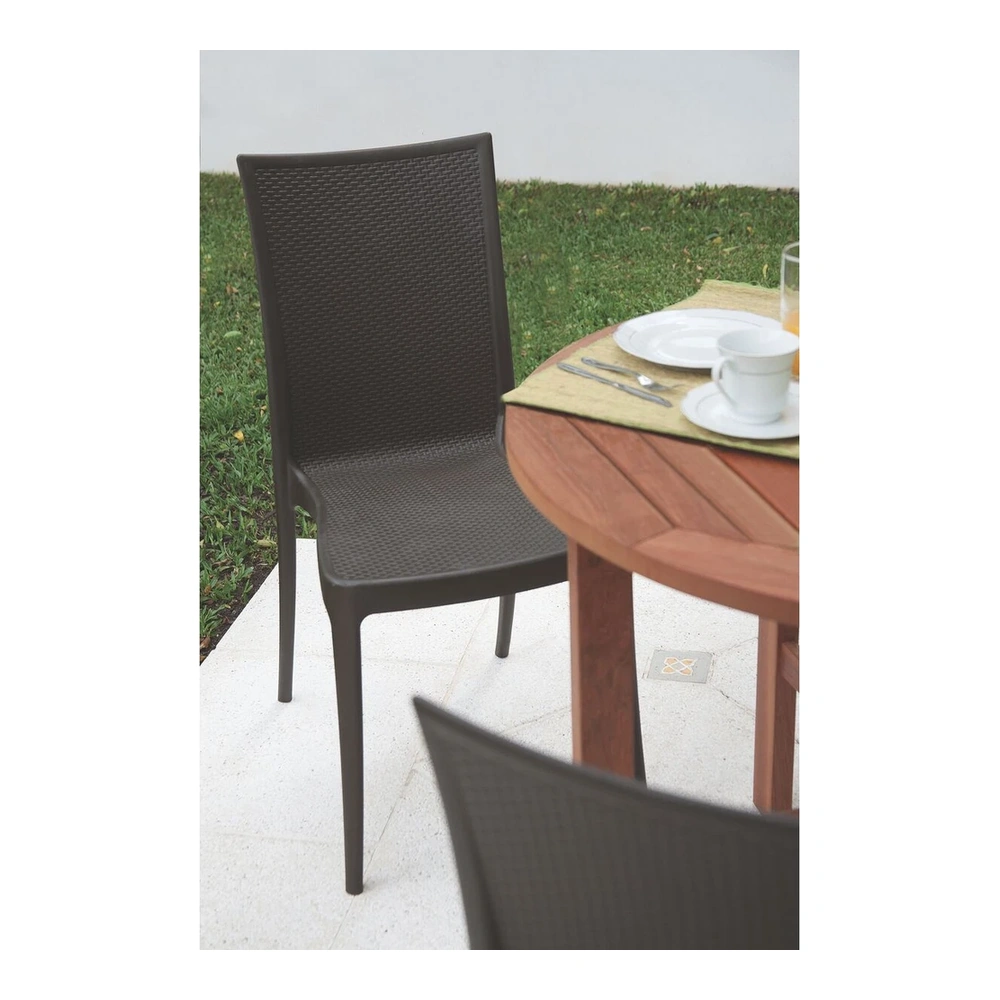 SILLA LAURA RATAN NEGRO TRAMONTINA T920321 5