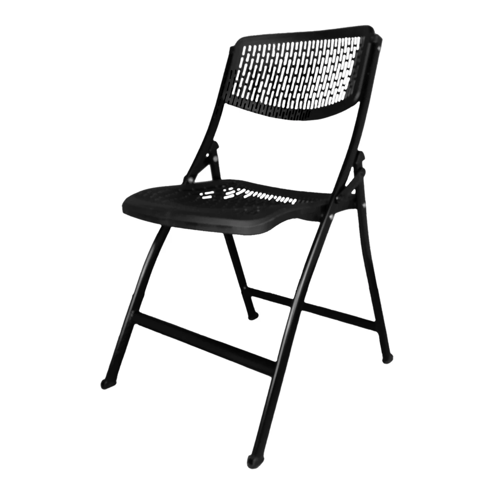 SILLA ERGONOMICA PLEGABLE NEGRA UNIQUE SPRA