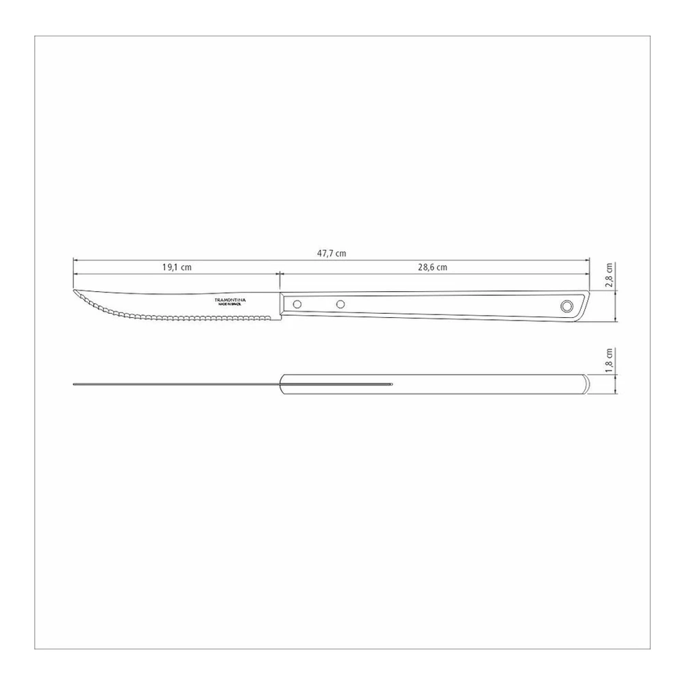 CUCHILLO TRINCHANTE 8" TRAMONTINA T26440 4