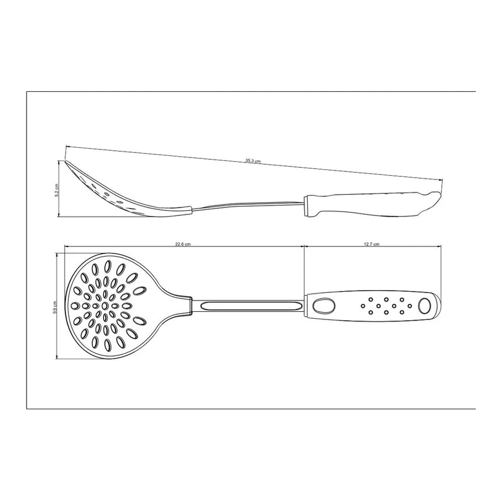 ESPUMADERA NYLON UTILITA TRAMONTINA T256910 5