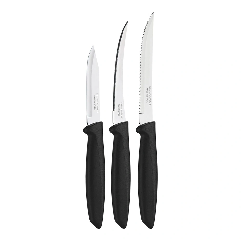 JUEGO  DE CUCHILLOS 3PZAS PLENUS TRAMONTINA T23498N 2
