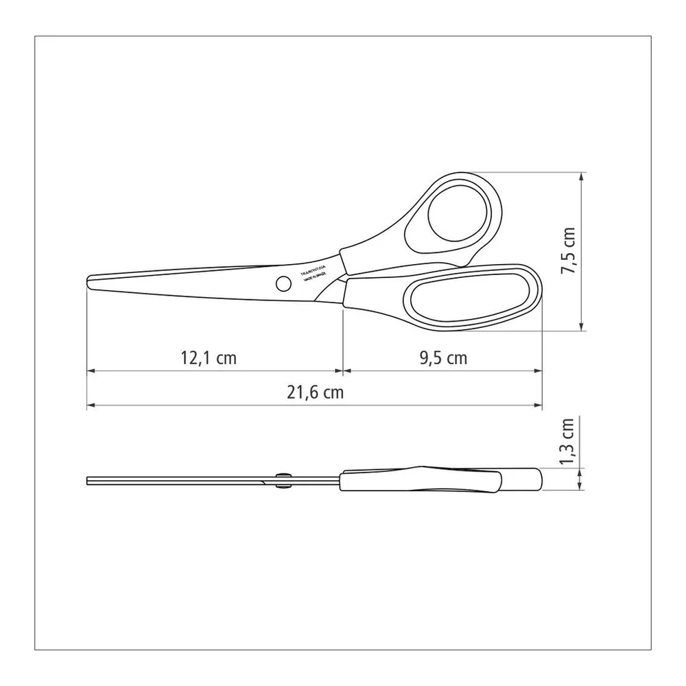 TIJERA PARA COSER 8 SUPERCORT TRAMONTINA T259502 4