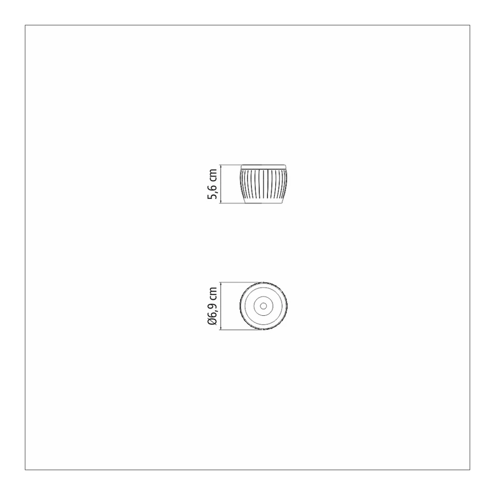 JUEGO  DE TAZULAS PARA CAFÉ 2 PZAS  - 0,08LT TRAMONTINA T647608 5