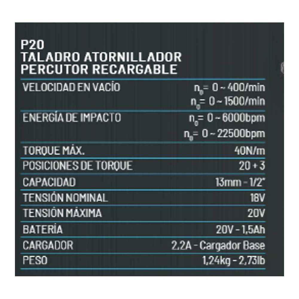 COMBO TAL. PERC. 13MM+AMOL. ANG. 115MM BAT 4AH 2