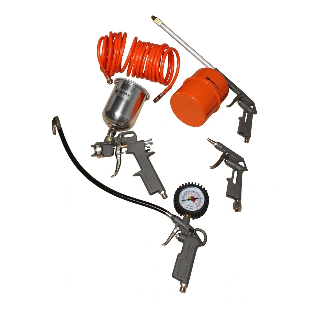 KIT 5 PIEZAS DAEWOO (ACCESORIOS) PARA COMPRESOR 2