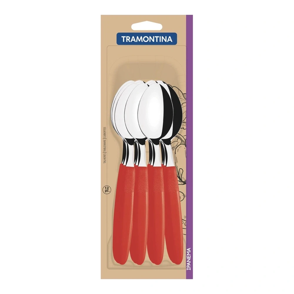 JUEGO  CUCHARAS MESA 12PZAS IPANEMA TRAMONTINA T233638 3