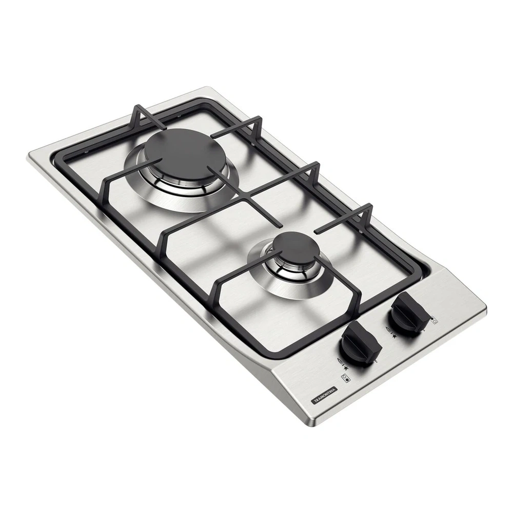 PLACA COC GAS INOX DOMINO FF 2GX 30 TRAMONTINA T947001 3
