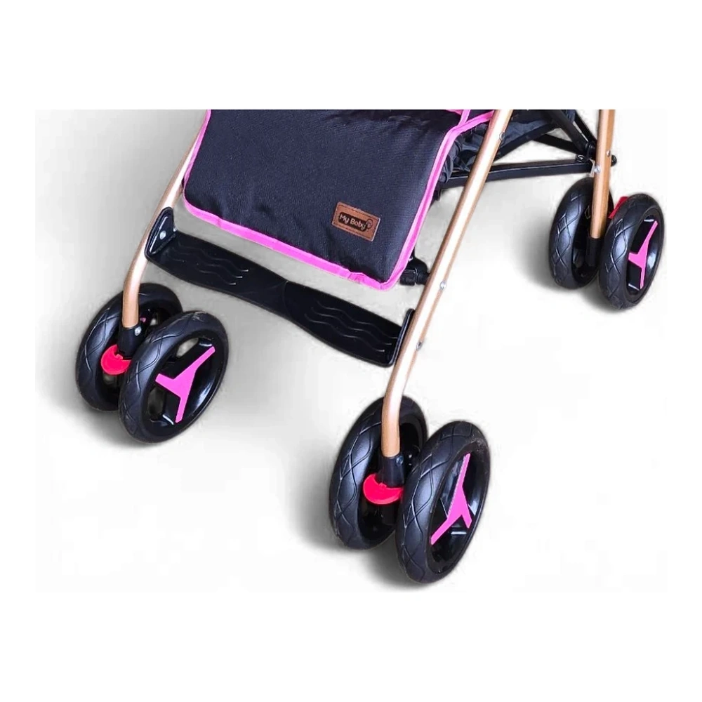 CARRITO PARAGUA ASIENTO REGULABLE FUCSIA 2