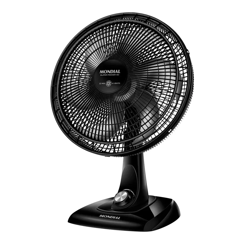 VENTILADOR MESA MONDIAL 40CM - BLACK SUPER POWER 40