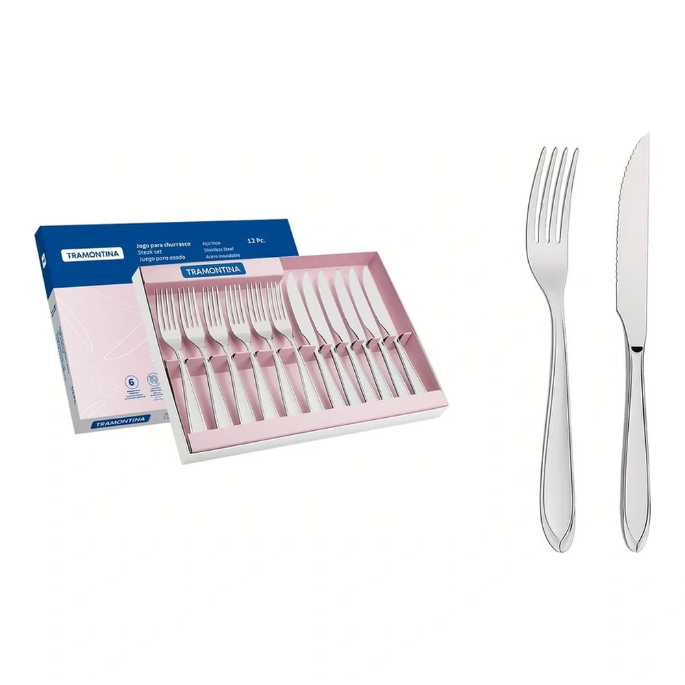 JUEGO PARA ASADO 12PZAS LAGUNA TRAMONTINA T669063