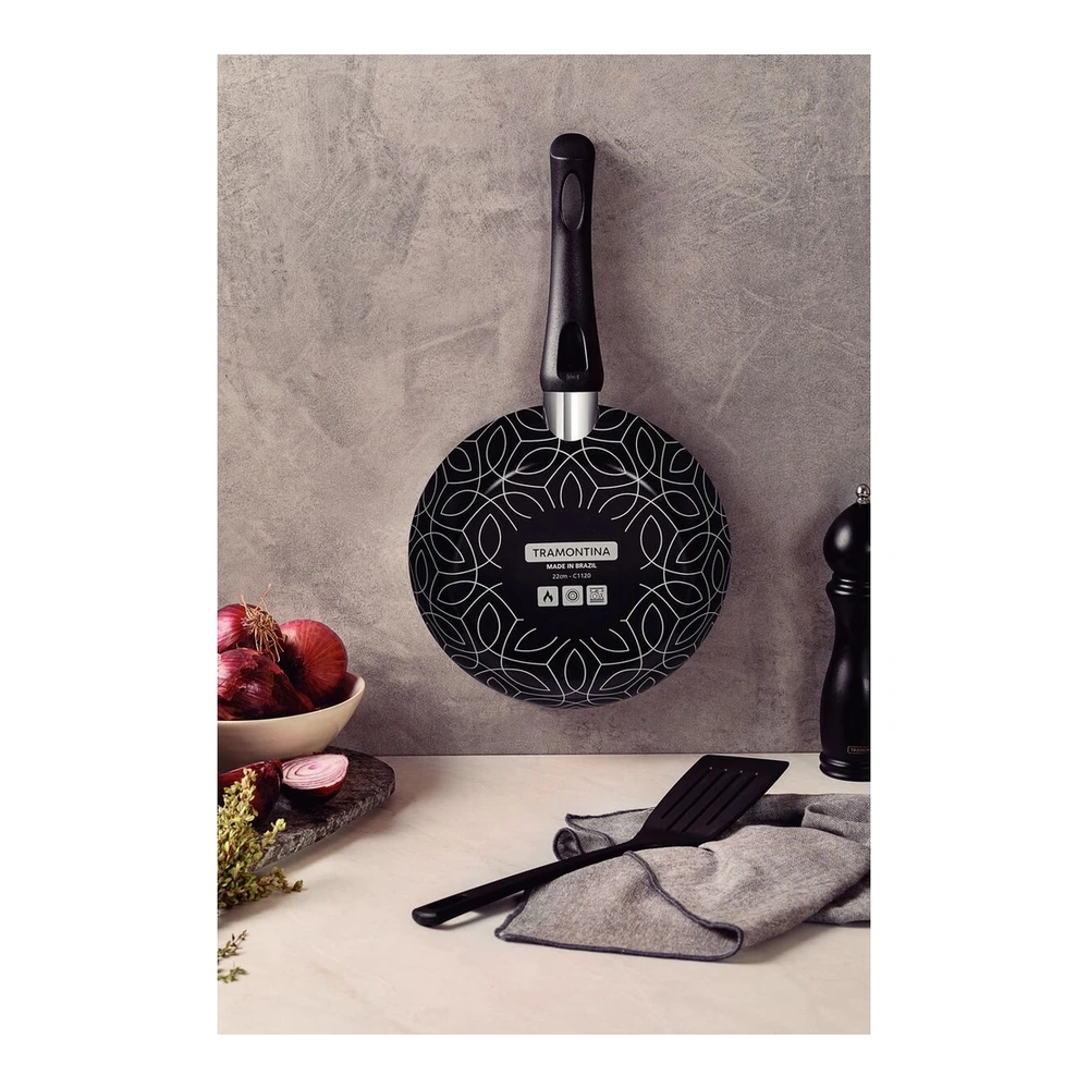 SARTEN 24 CM CON ESPATULA PARIS TRAMONTINA T285084 3
