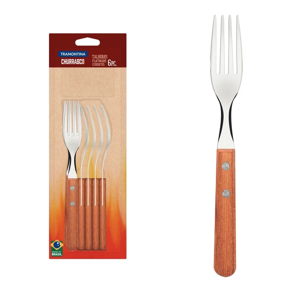 JUEGO TENEDORES MESA 6 PZAS DYNAMARILLOIC TRAMONTINA T223021