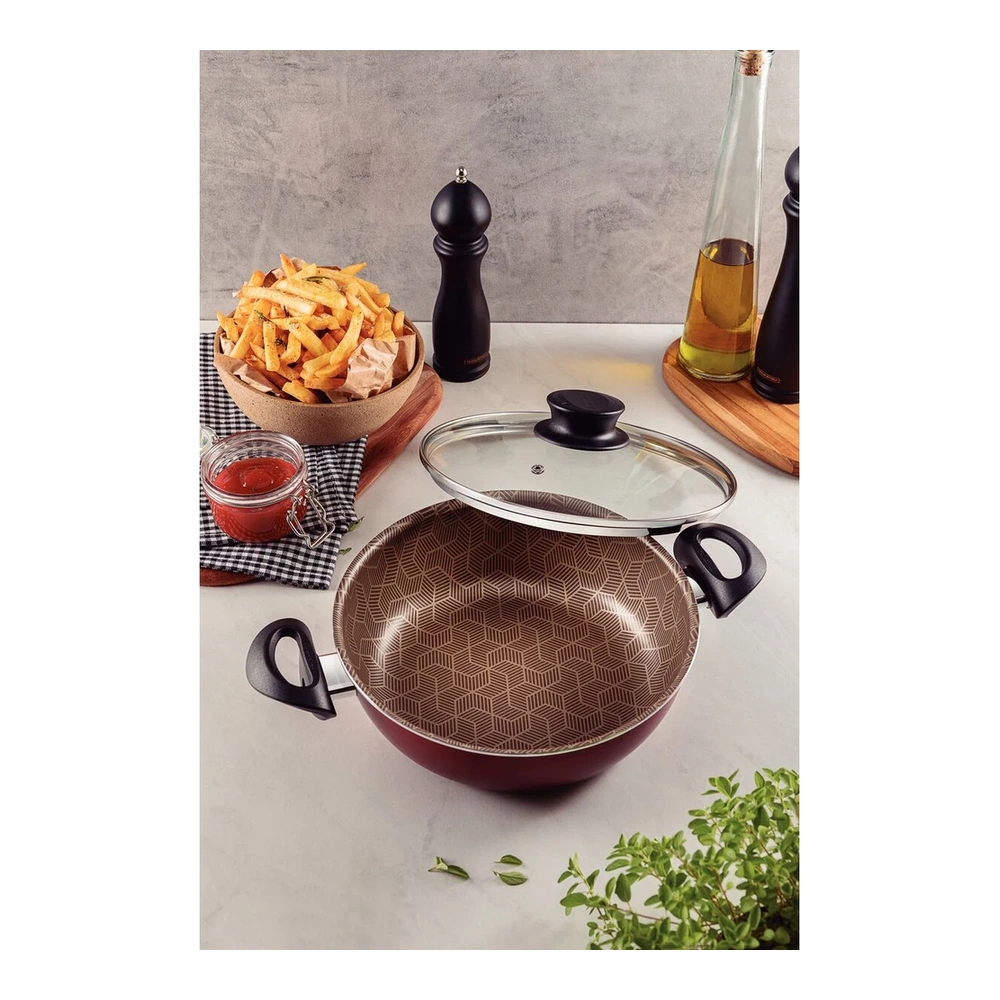 ARROCERA CON TAPA 24 CM PARIS TRAMONTINA T285176 4