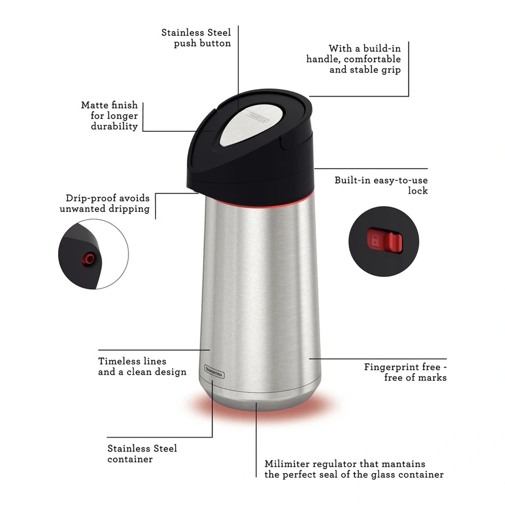 THERMO CON SIFON 2L TRAMONTINA T616422 4