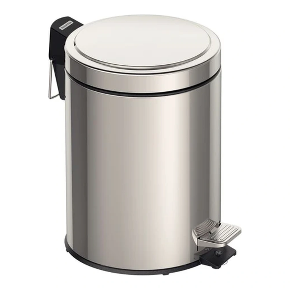 BASURERO ACERO INOX CON PEDAL 5 LIT TRAMONTINA T945382