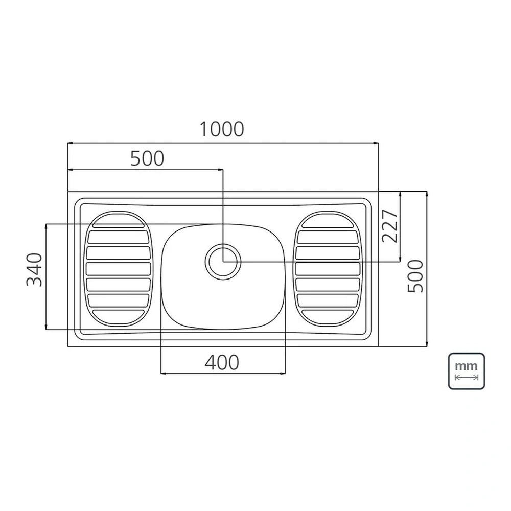 FREG ACERO INOX100X50 1CC STD TRAMONTINA T934305 3