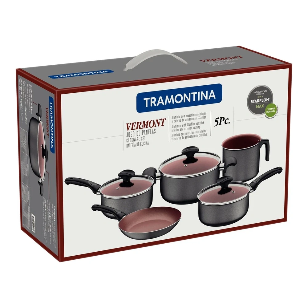 JUEGO DE COCINA 5 PZAS VERMONT TRAMONTINA T27899K 4