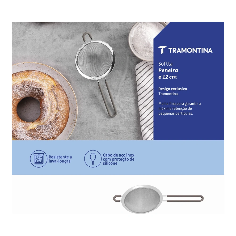 COLADOR 12 CM SOFTTA TRAMONTINA T258603 5
