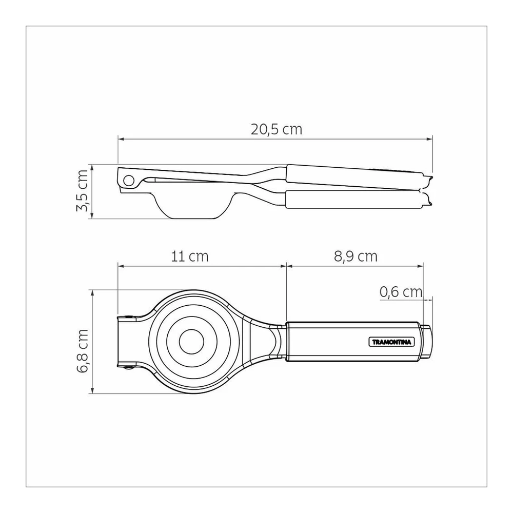 EXPRIMIDOR DE LIMÓN UTILITA TRAMONTINA T256098 5