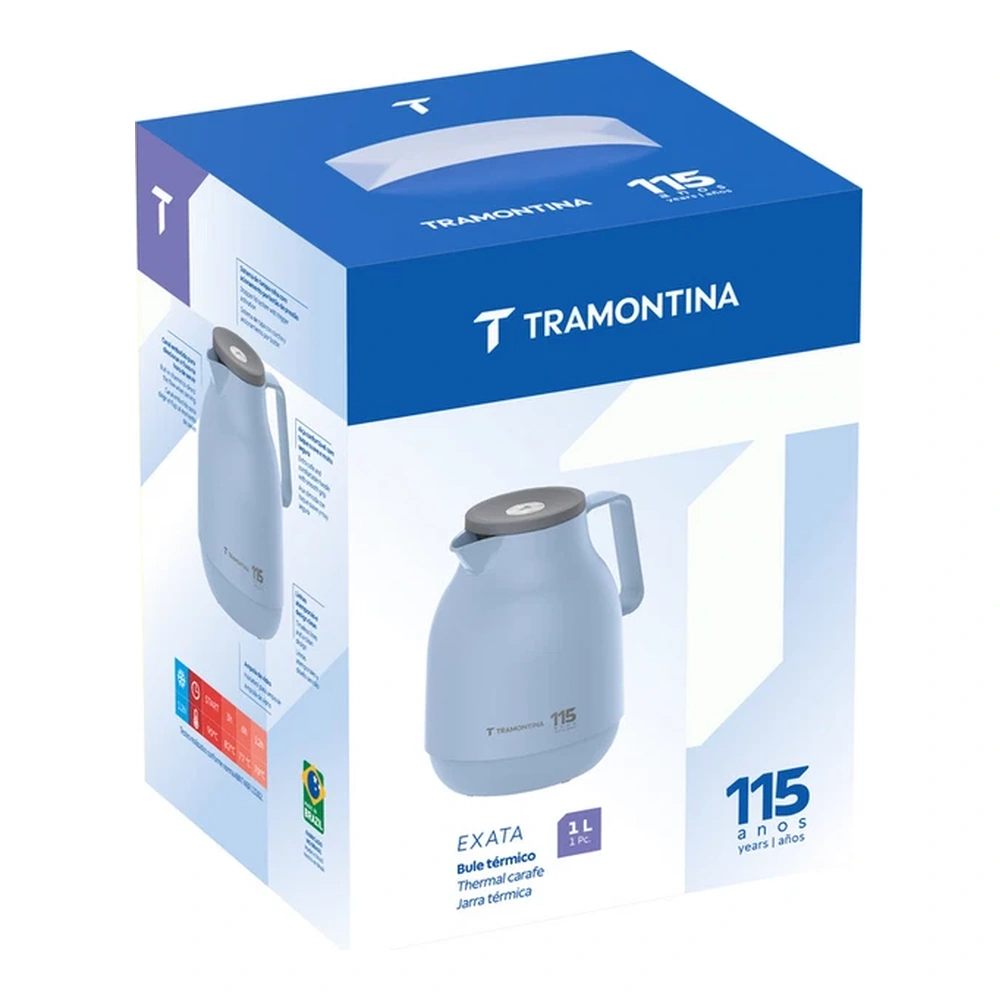 JARRA TERMICA 1,0 L EXATA 115 AÑOS TRAMONTINA T616389 4
