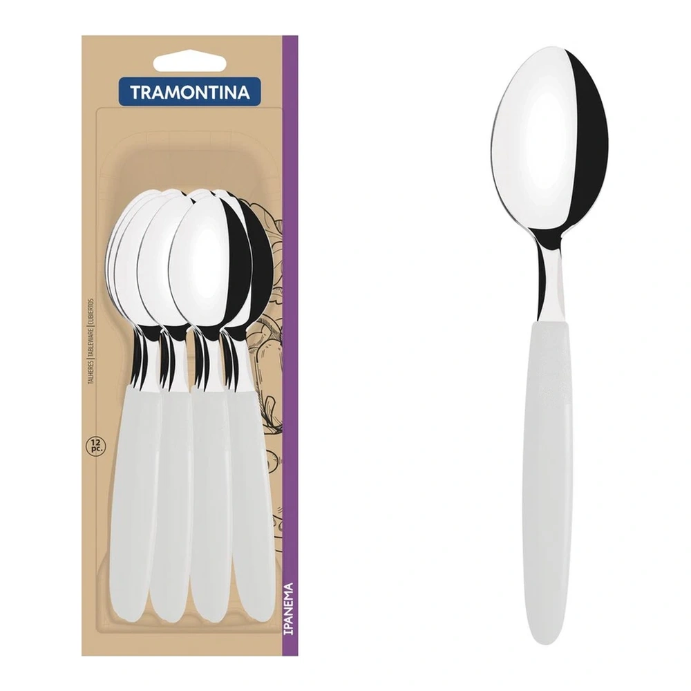 JUEGO CUCHARAS MESA 12PZAS IPANEMA TRAMONTINA T233637