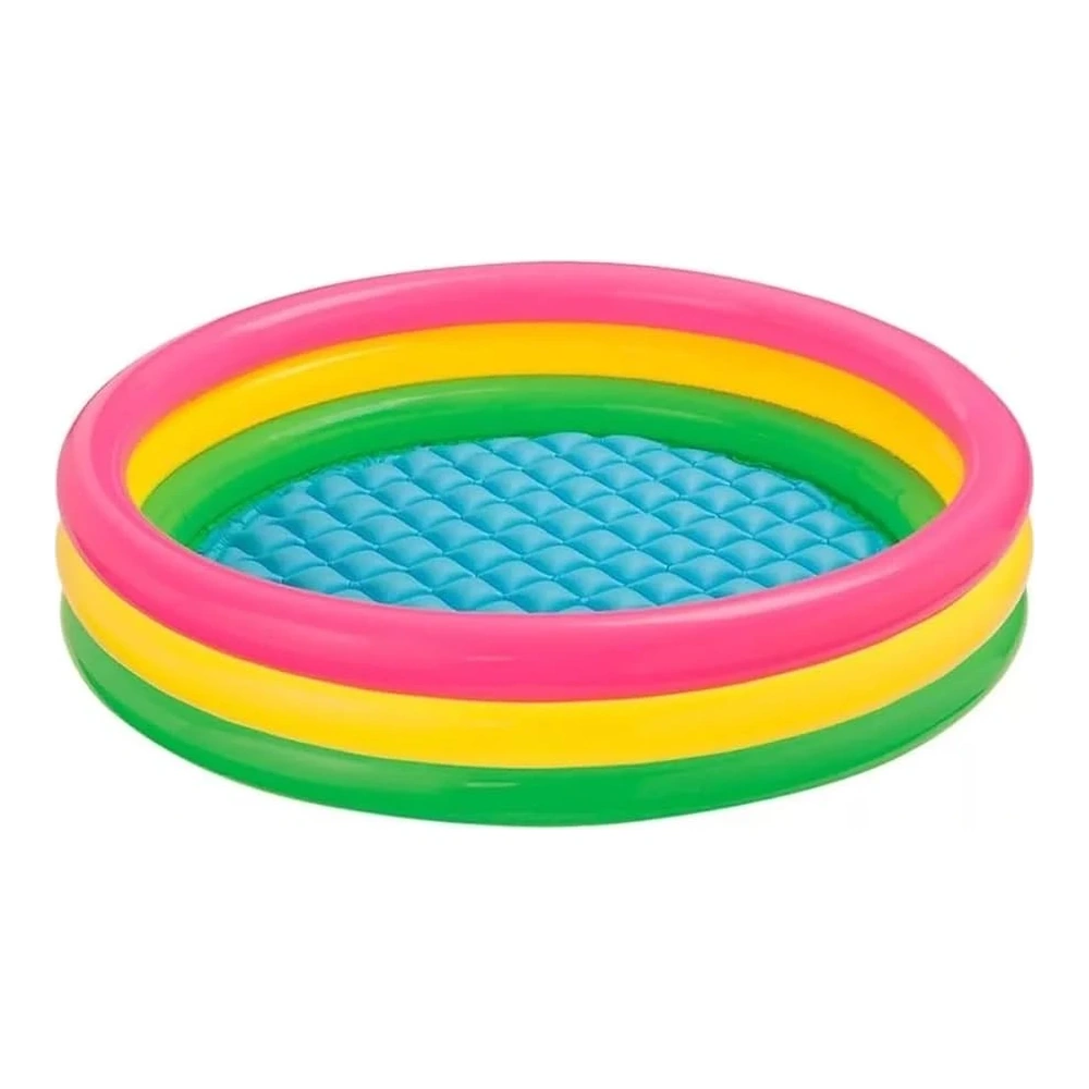 PISCINA INFLABLE REDONDA DE 3 ANILLOS INTEX 147X33CM- 275L I57422