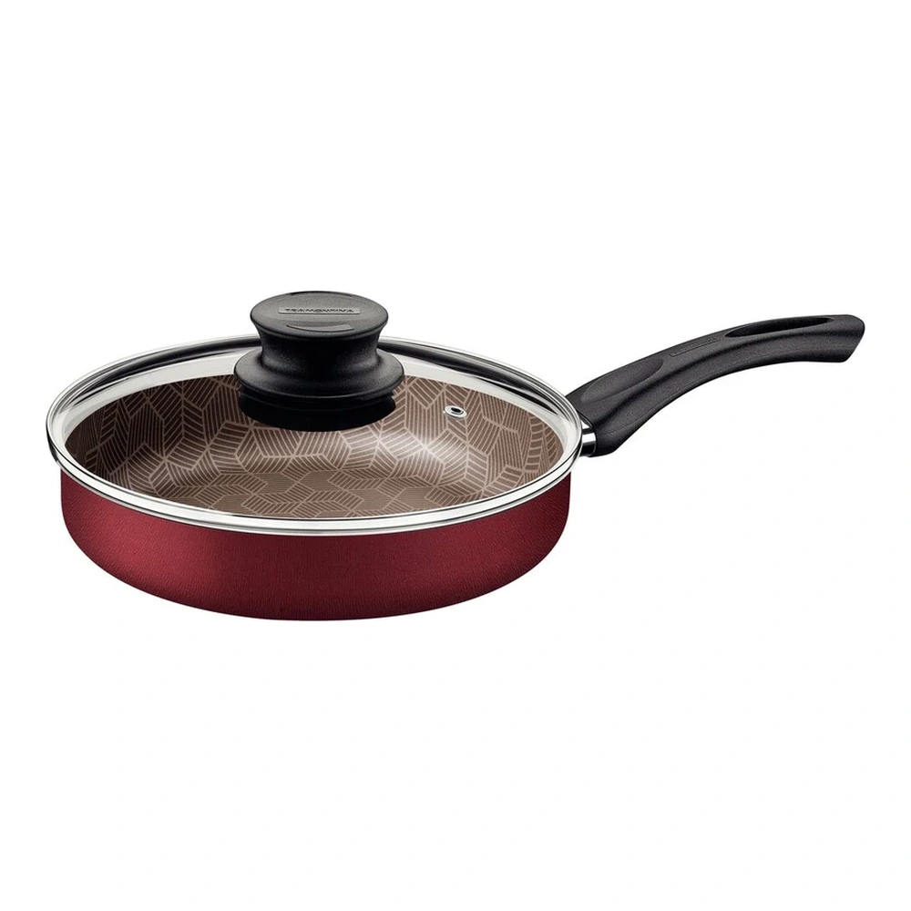 SARTEN RENTANGULARA CON TAPA 22 CM PARIS TRAMONTINA T285052