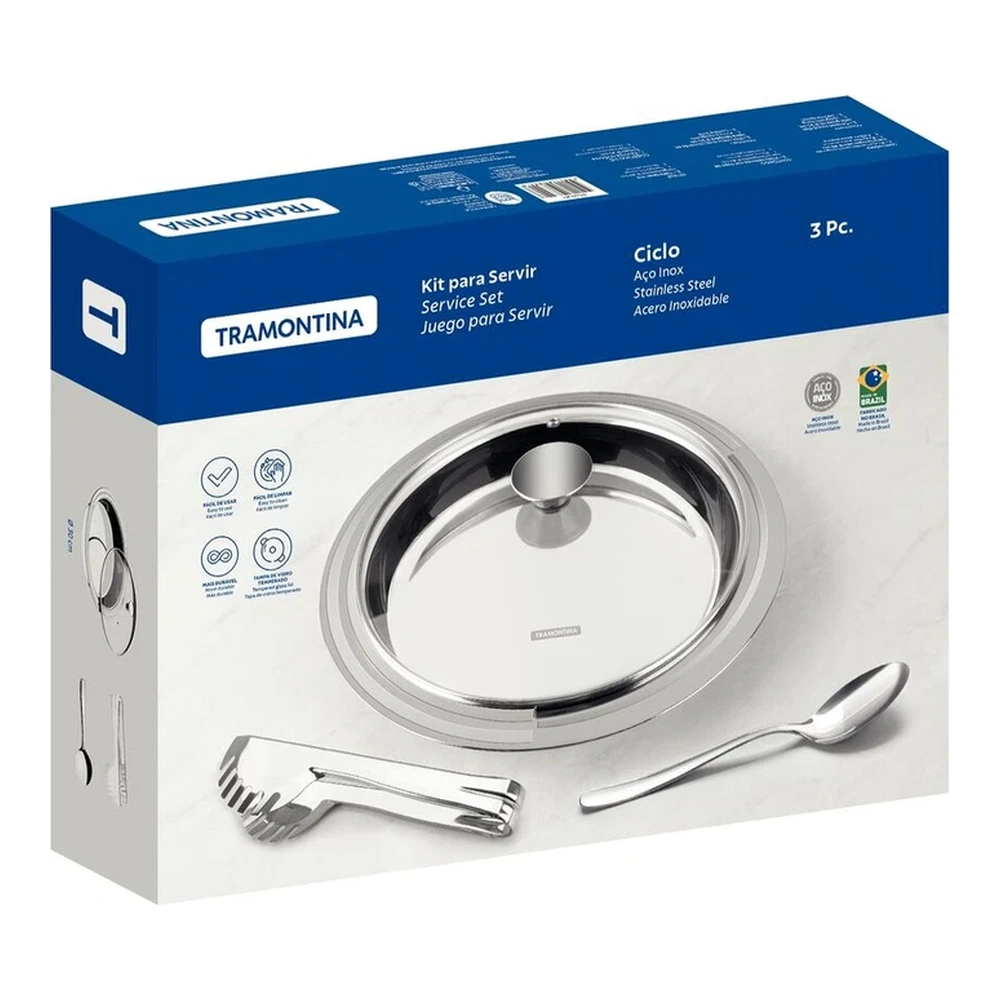 JUEGO  PARA  SERVIR 3PZAS  CICLO TRAMONTINA T64510T 5