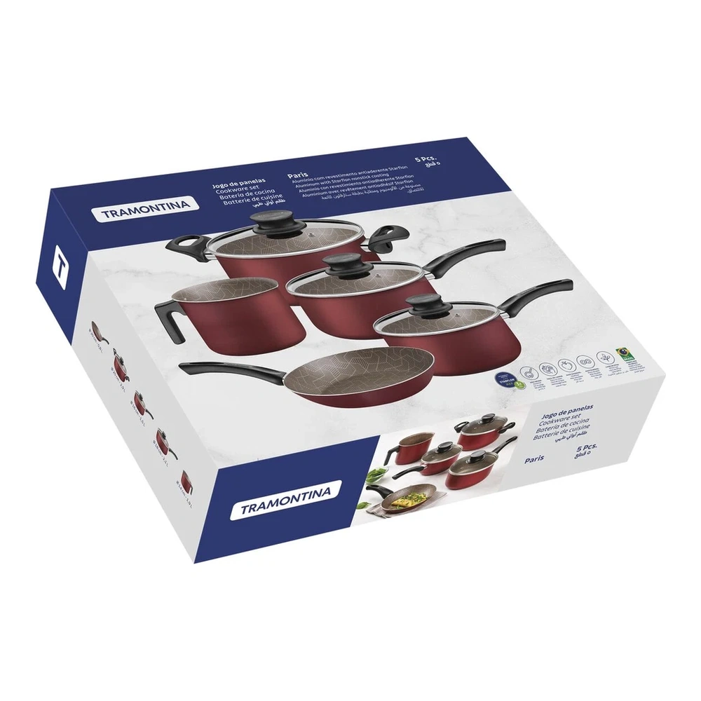 JUEGO DE COCINA 5 PZAS PARIS TRAMONTINA T285991 5