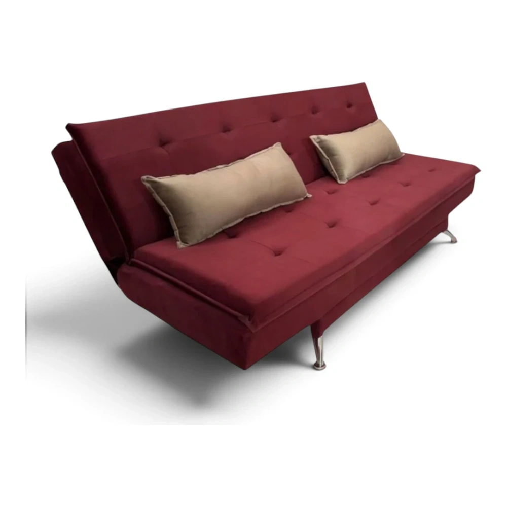 Sofá Cama Unanime Itapua Bordo 3