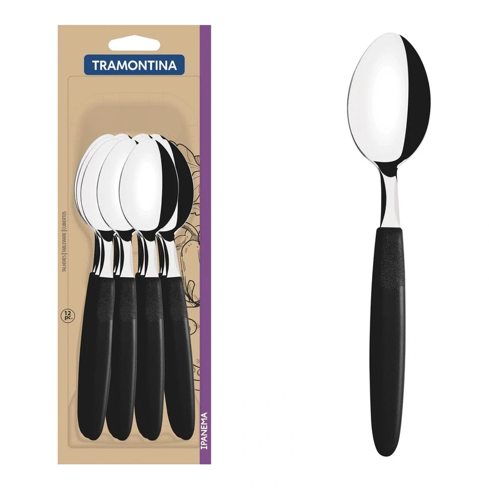 JUEGO  CUCHARAS MESA 12PZAS IPANEMA TRAMONTINA T233631 2