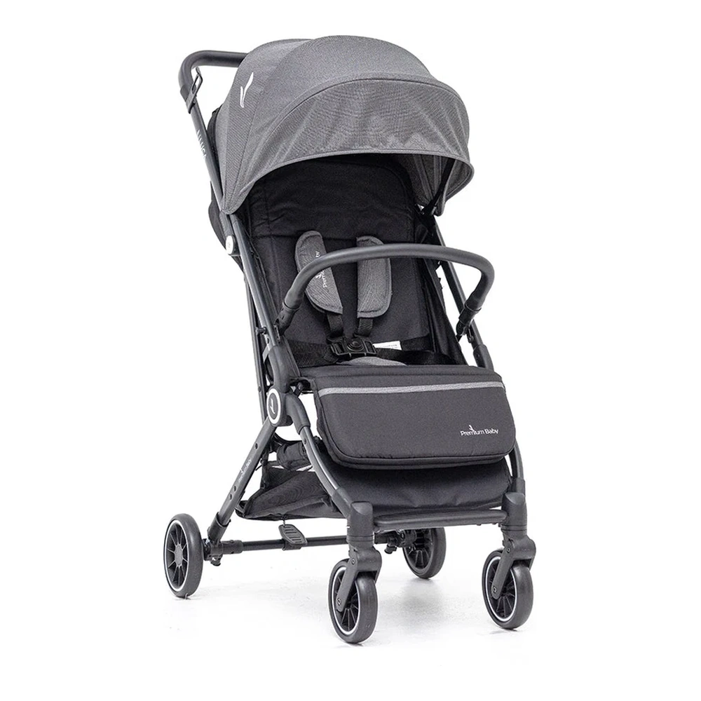 CARRITO PREMIUM BABY COMPACTO LUCA TIPO MALETA GRIS