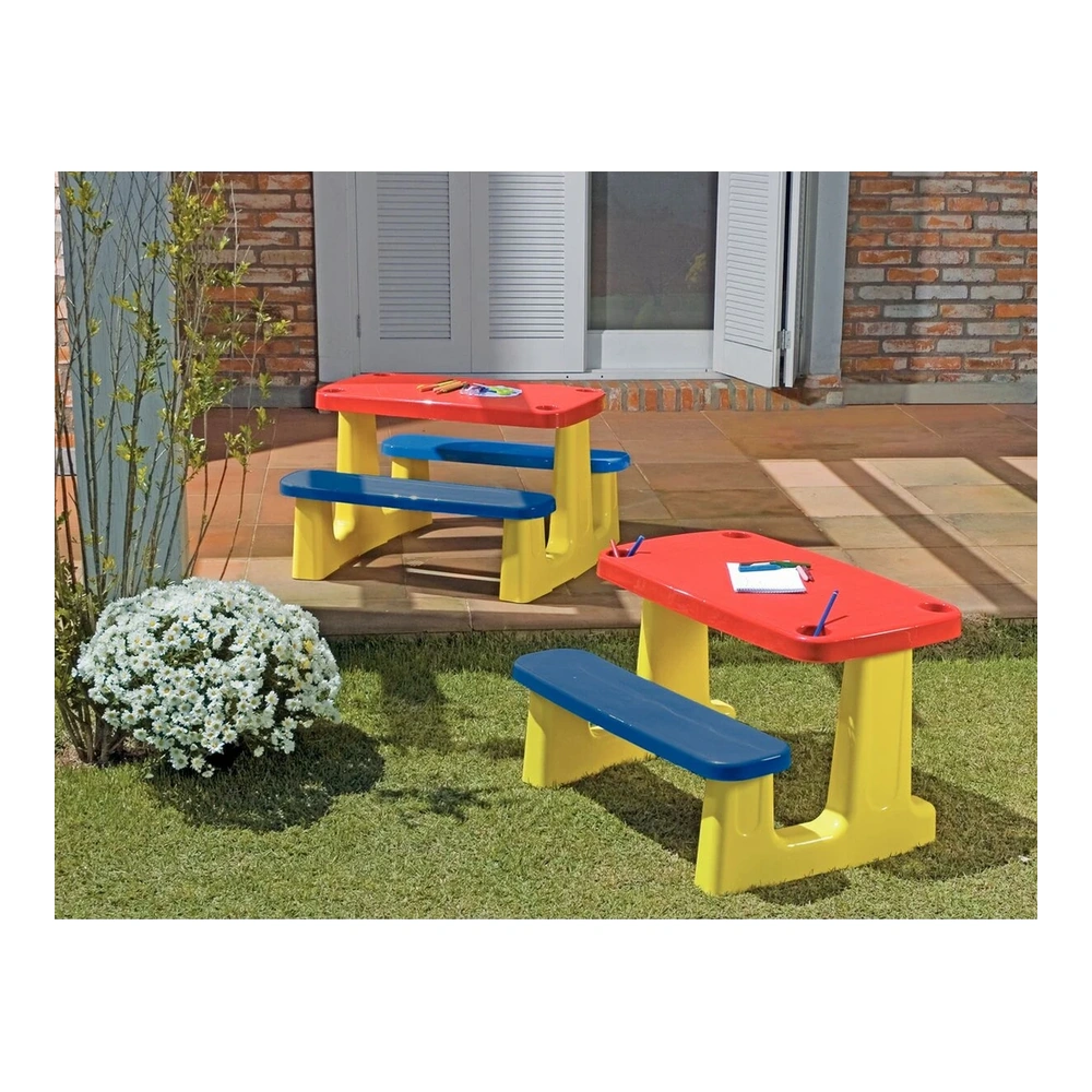 MESA ESCOLAR ROJA/AZUL TRAMONTINA T923610 3