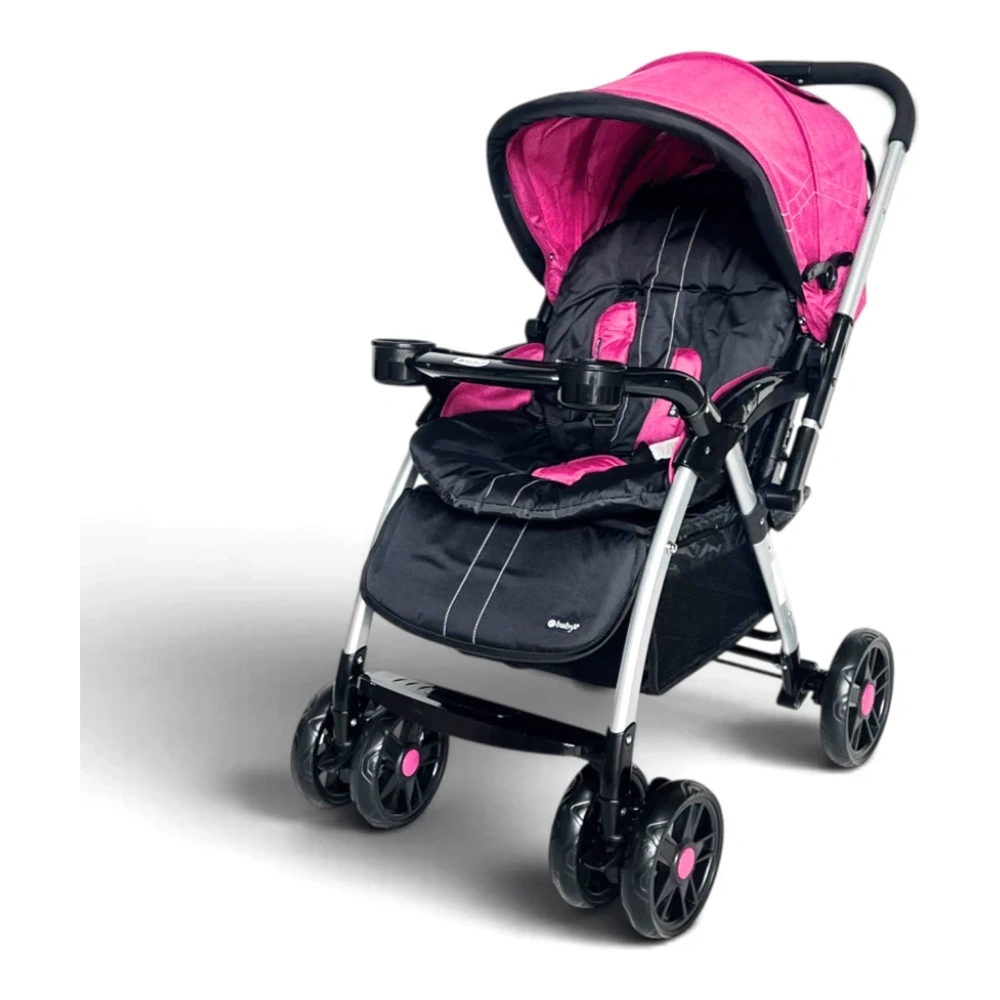 CARRITO CUNA eBABY FUCSIA 1130-FUC