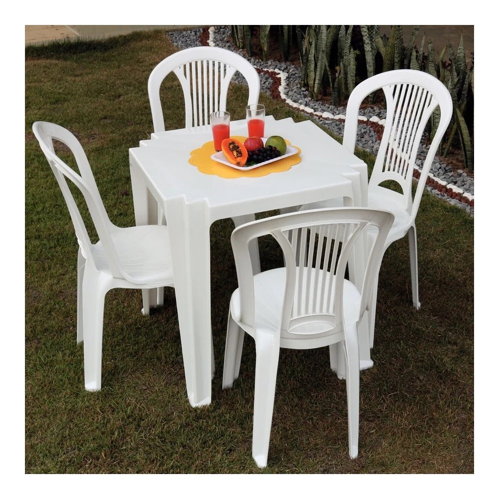 MESA CUADRADA TAMARILLOBAU BLANCO TRAMONTINA T92314 4