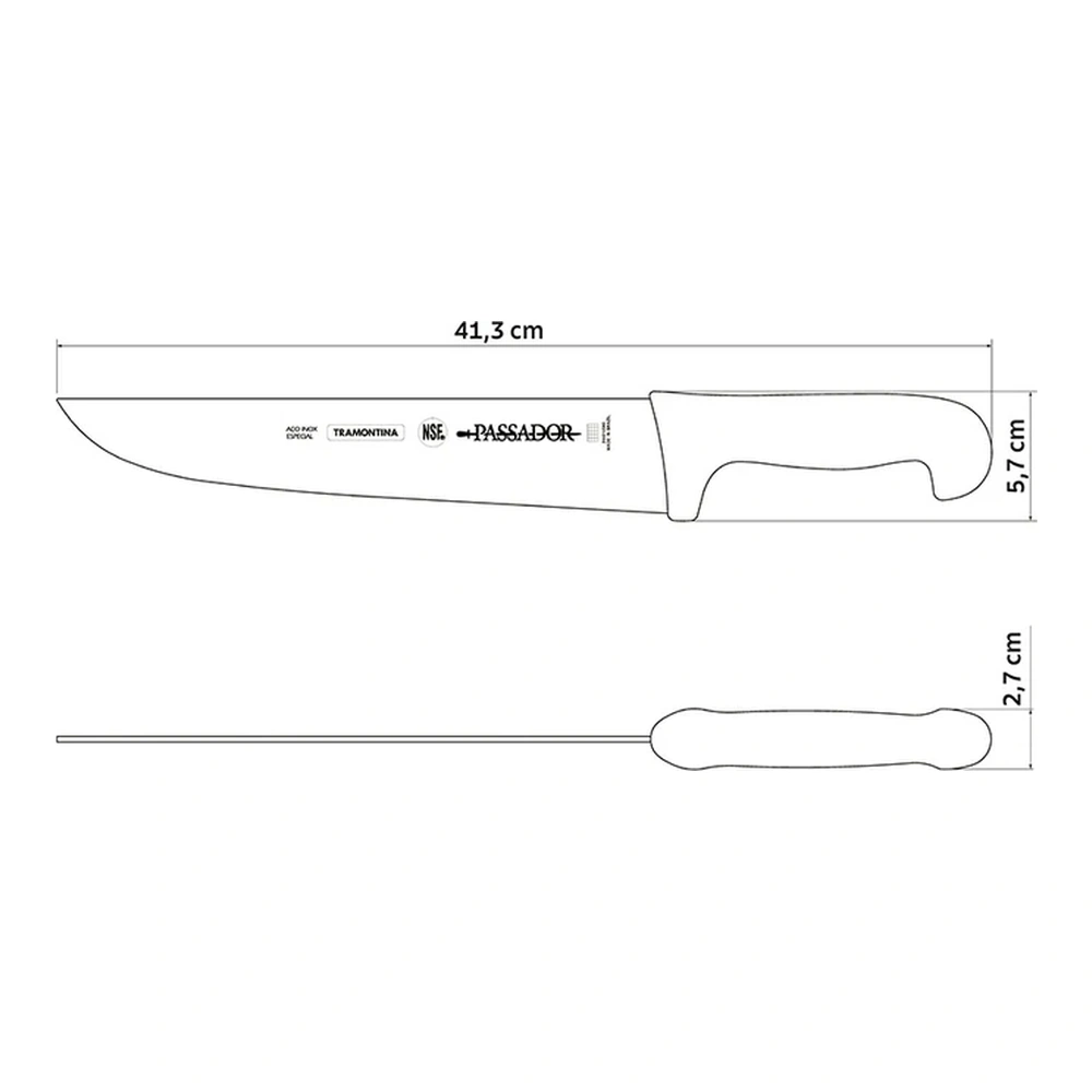 CUCHILLO ASADOR 10 PROFESIONAL MASTER TRAMONTINA T244212 3