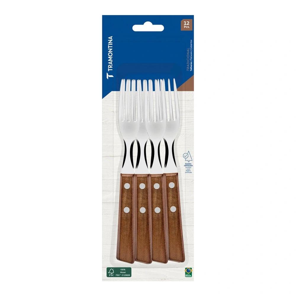 JUEGO  TENEDOR MESA 12PZAS TRADICION TRAMONTINA T222021 4