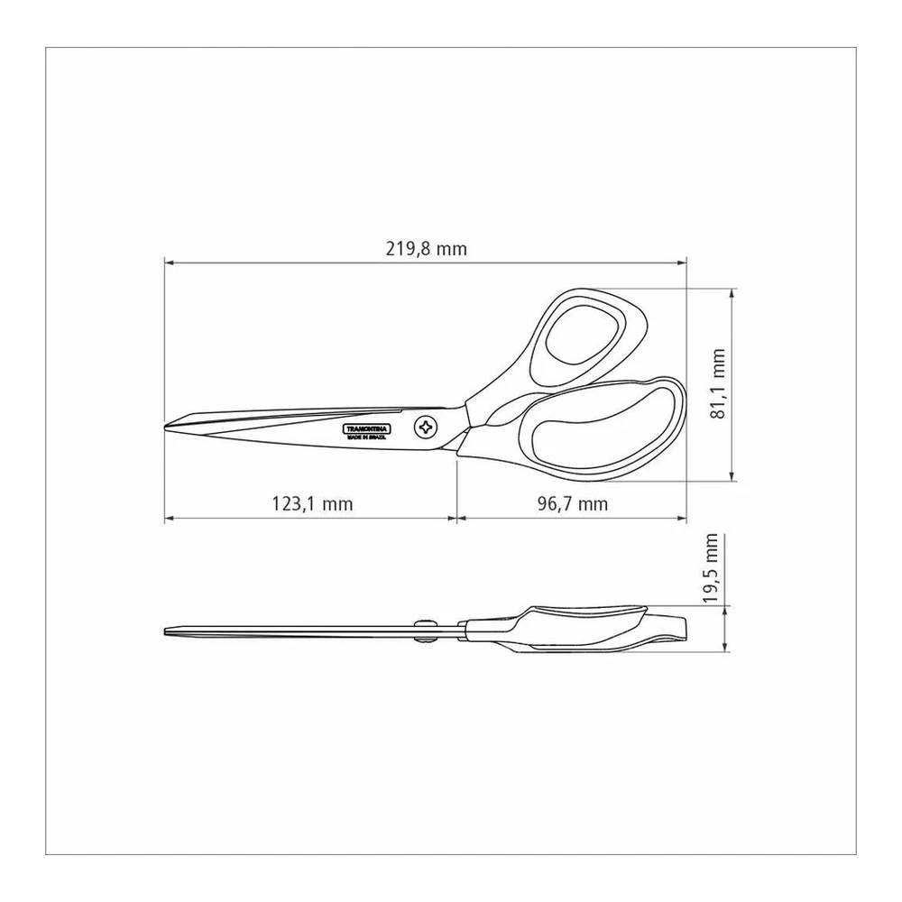 TIJERA PARA COSTURA 8 SUPERCORT TRAMONTINA T259252 5