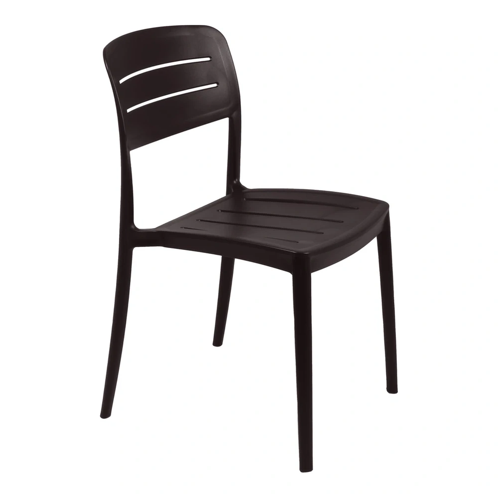 SILLA AMARILLOELIA MARRON TRAMONTINA T920982 2