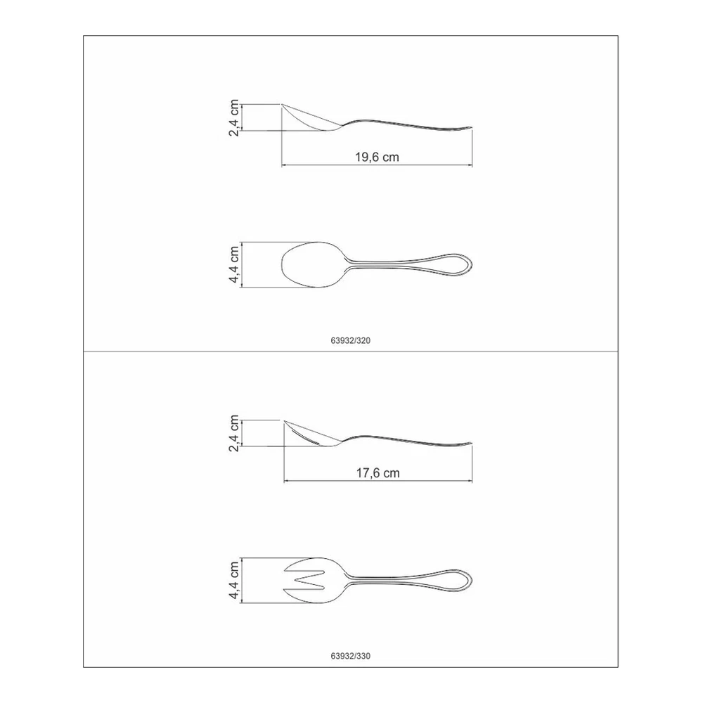 JUEGO  PARA  SERVIR ENSALADA ITALY TRAMONTINA T63932C 3
