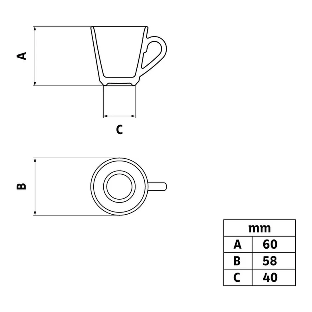 LEONORA HO TAZULA CAFE 70 ML TRAMONTINA T960104 4