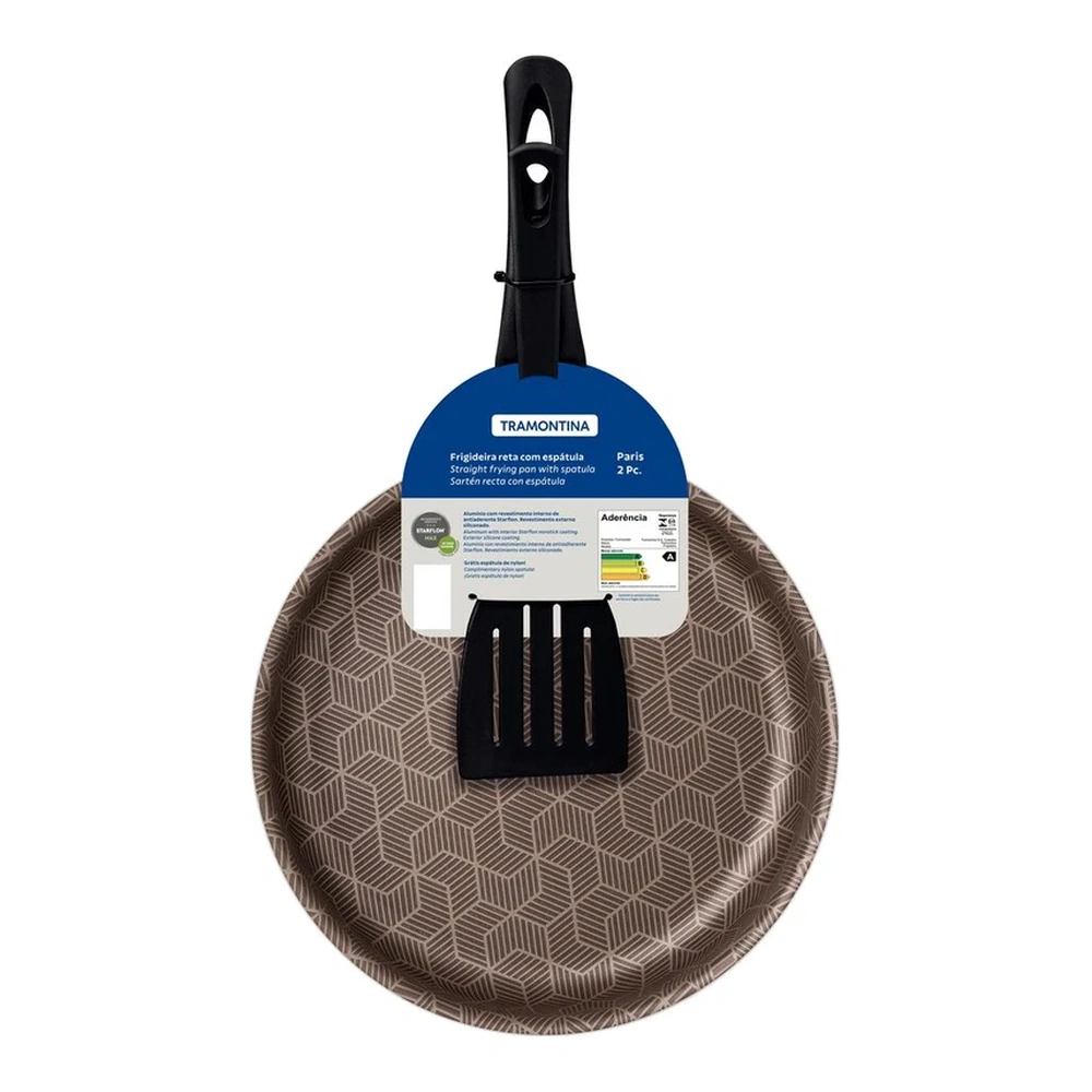 SARTEN RENTANGULARA 20 CM CON ESPATULA PARIS TRAMONTINA T285044 4