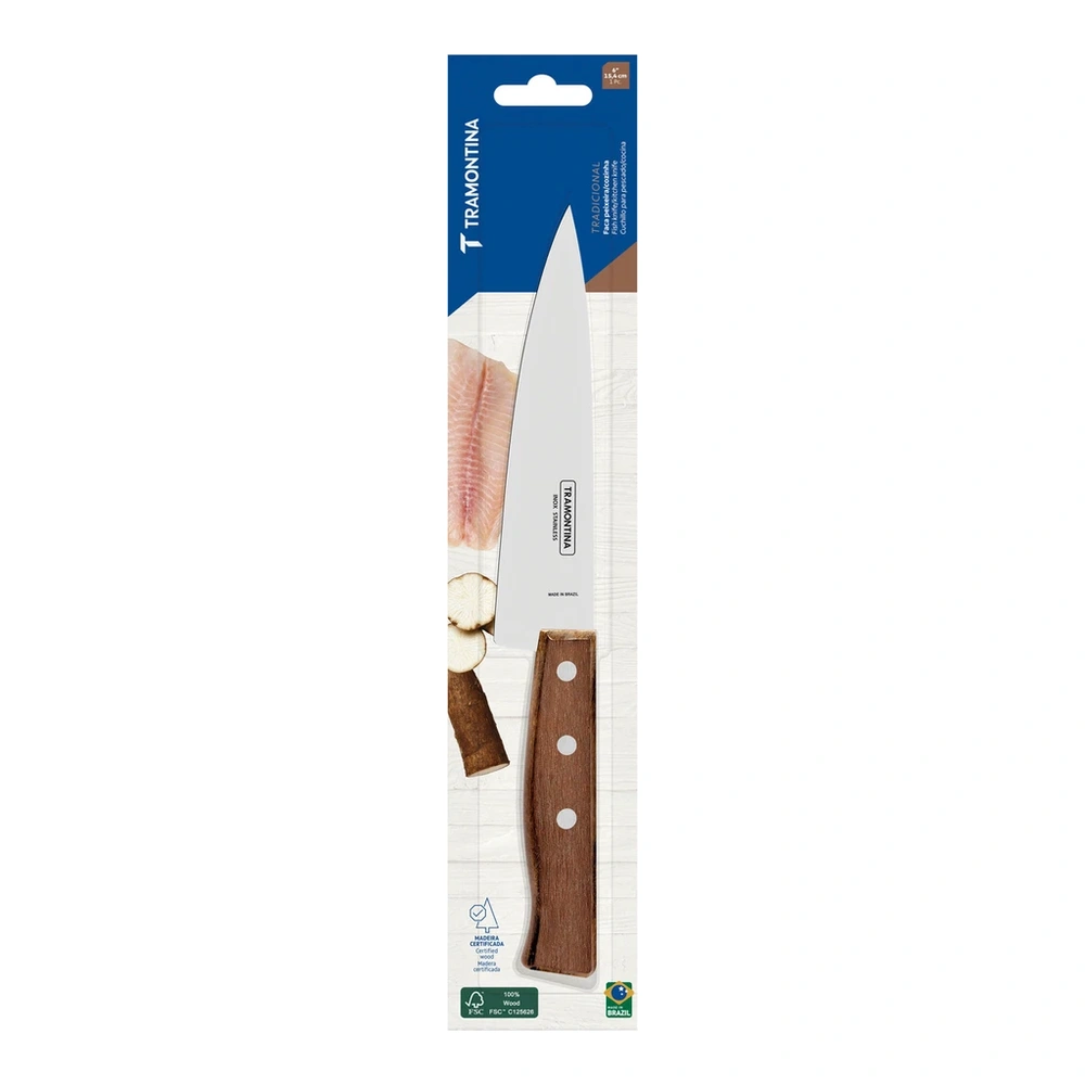 CUCHILLO COCINA 6 TRADICIONAL TRAMONTINA T222191 3