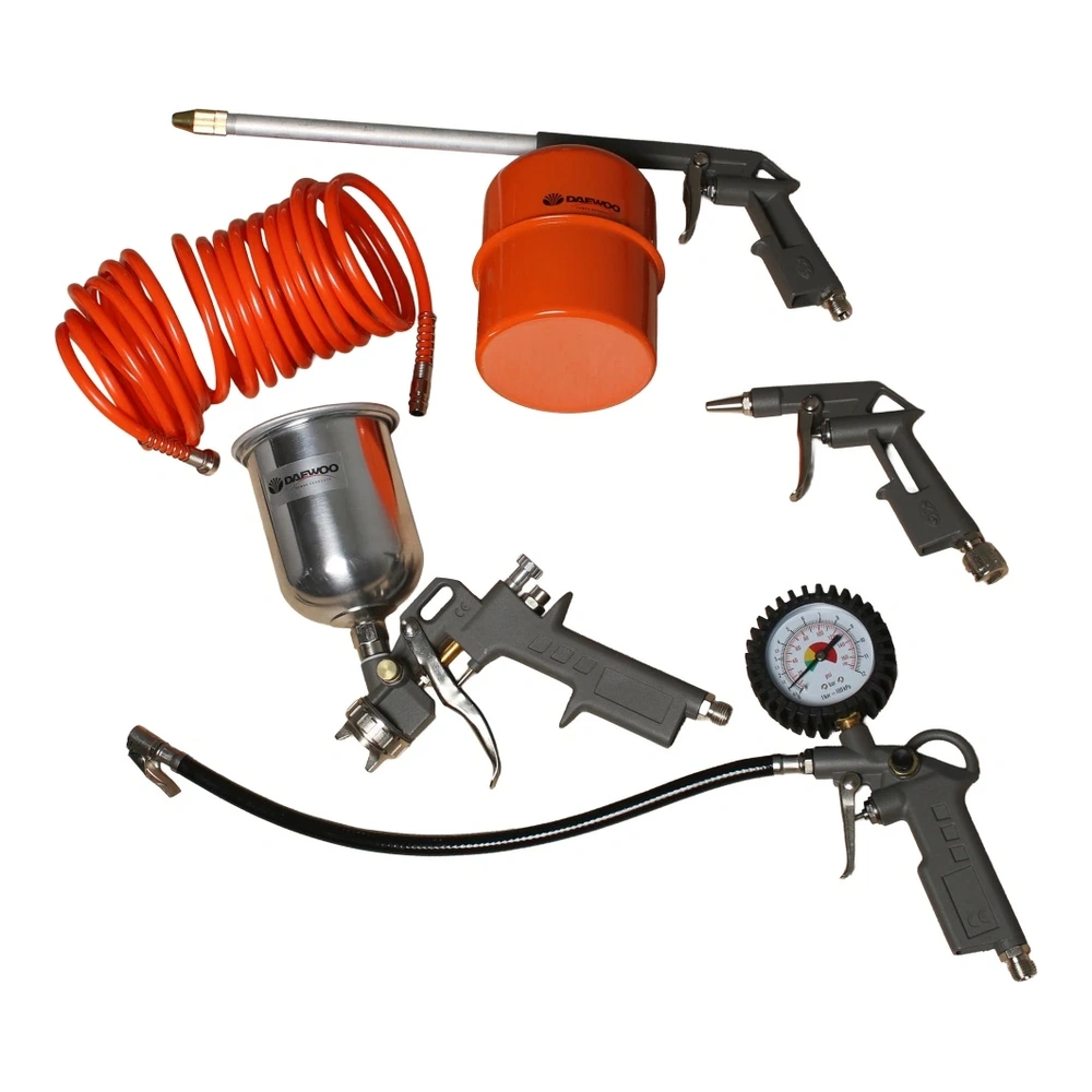 KIT 5 PIEZAS DAEWOO (ACCESORIOS) PARA COMPRESOR