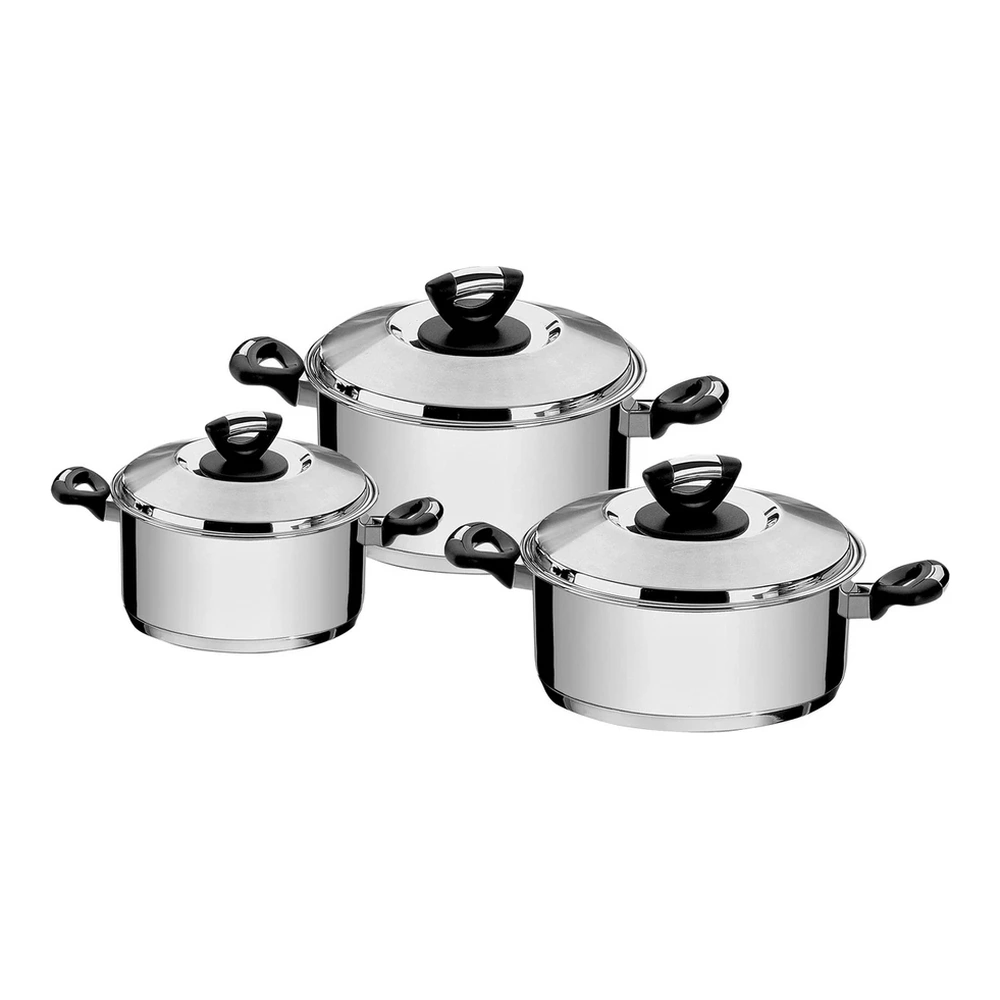 JUEGO COCINAS 3PZ SOLAR BAQUELITA TRAMONTINA T657203