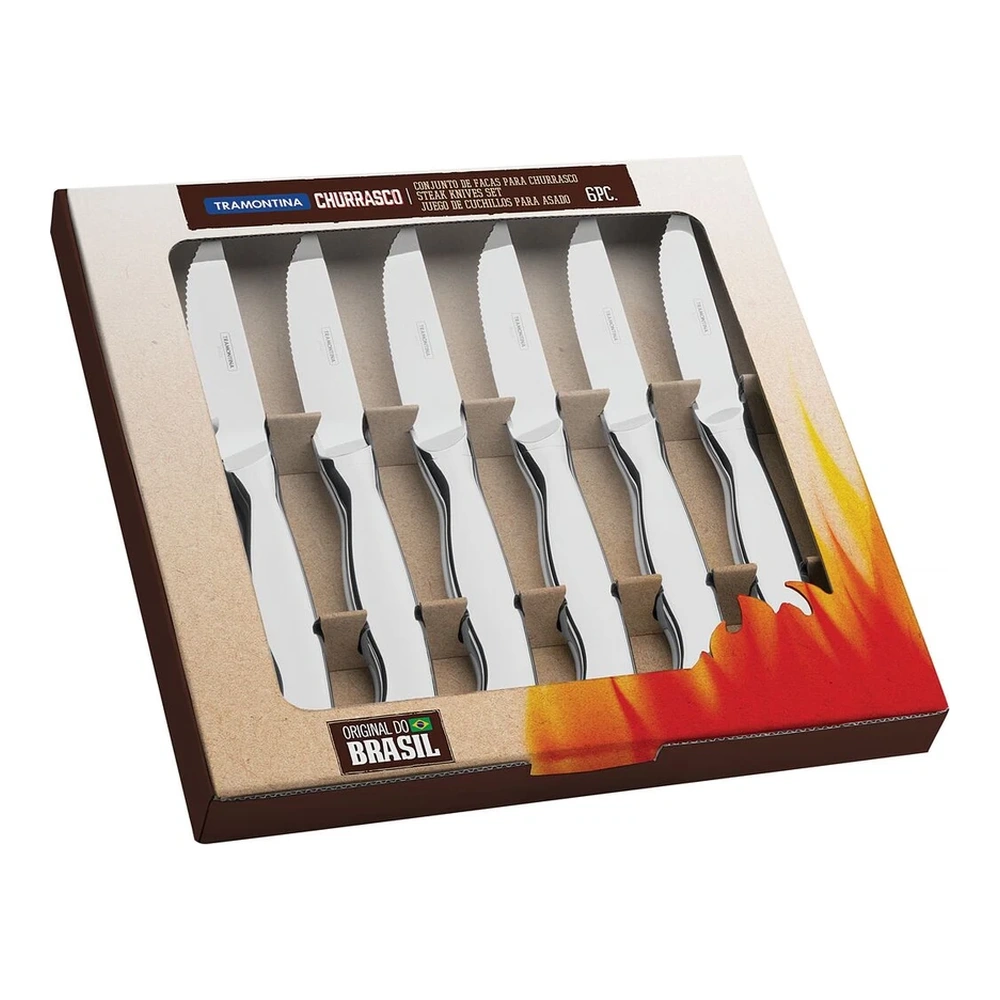 JUEGO  PARA  CUCHILLOS DE ASADO 6 PZAS  TRAMONTINA T669281 5