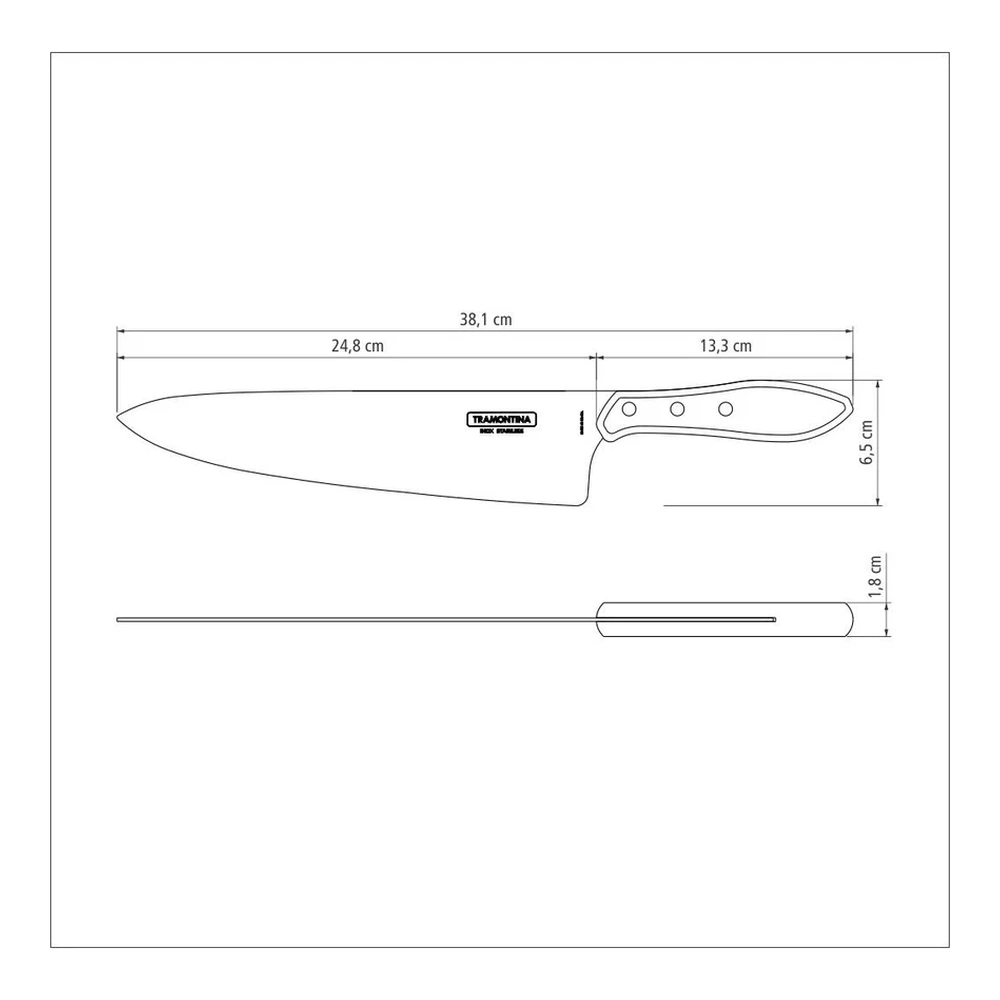 CUCHILLO CARNE 10 POLYOOD TRAMONTINA T21187 4