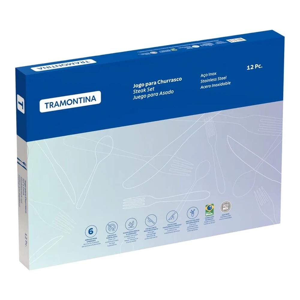 JUEGO PARA ASADO 12PZAS  TRAMONTINA T66950 4