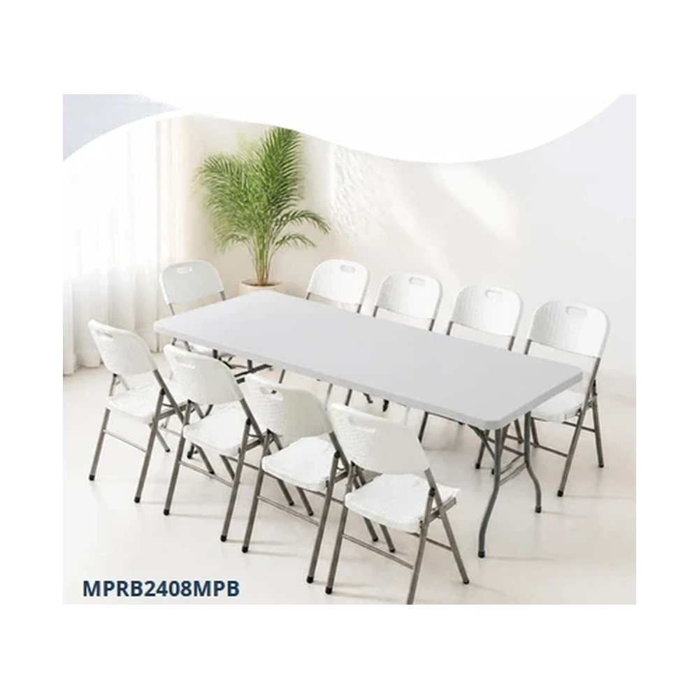 JUEGO DE MESA RECTANGULAR PARA 8 PERSONAS (MPRB2408MPB)