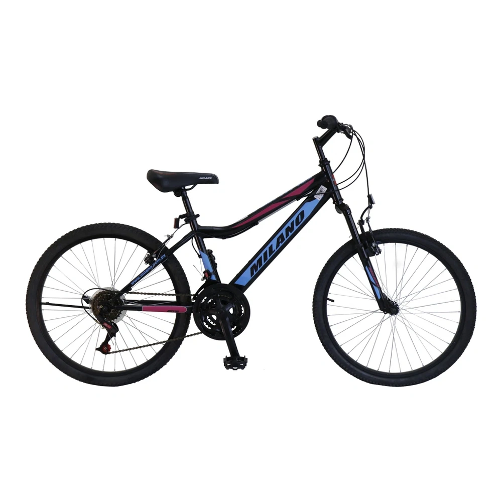 BICICLETA MTB MILANO TORINO 24" NEGRO
